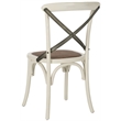 Safavieh Eleanor X Back  Dining Chair in Ivory (Set of 2)