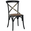 Safavieh Eleanor X Back  Dining Chair in Hickory (Set of 2)