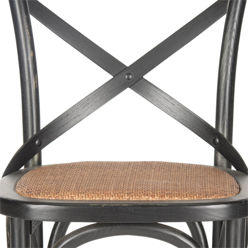 Safavieh Franklin Oak Wood Barstool in Hickory