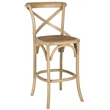 Safavieh Franklin Oak Wood Barstool in Weathered Oak