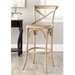 Safavieh Franklin Oak Wood Barstool in Weathered Oak
