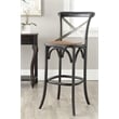Safavieh Eleanor Oak Wood Barstool in Hickory