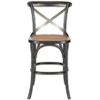 Safavieh Eleanor Oak Wood 24&quot Counterstool in Hickory