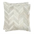 Safavieh Marley 22-inch Decorative Pillows in White (Set of 2)