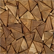 Safavieh Reese Teak Round End Table in Brown