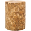 Safavieh Beckham Teak Stool in Brown