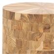 Safavieh Beckham Teak Stool in Brown