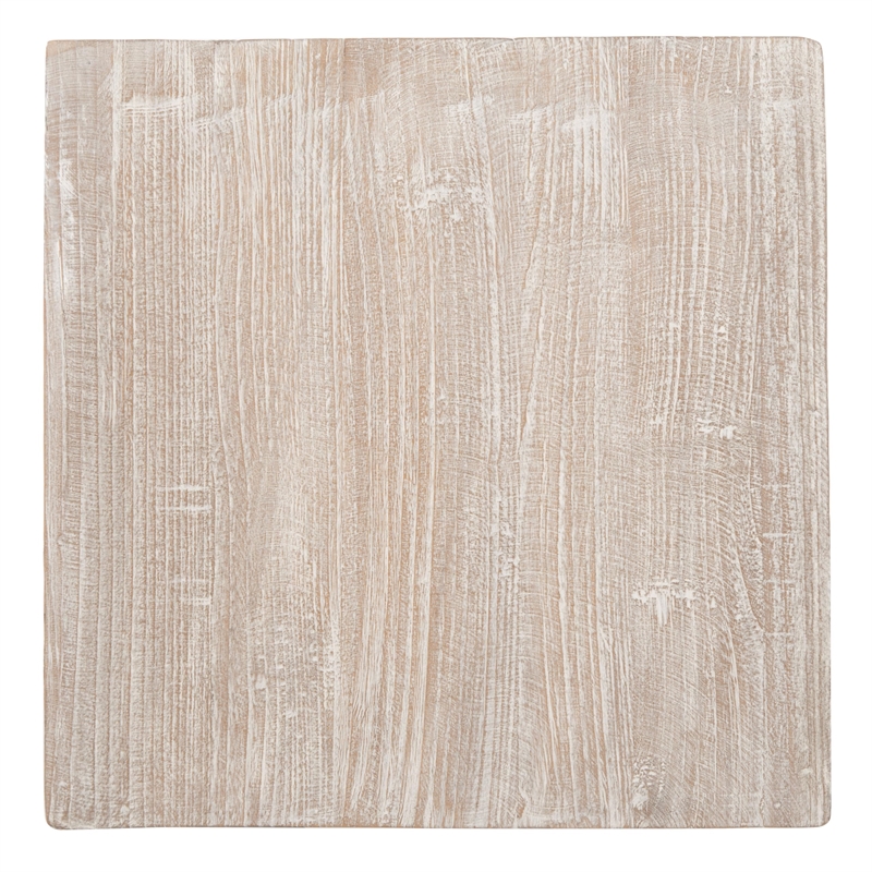 Safavieh Kole Sungkai Wood Side Table in Brown