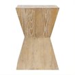 Safavieh Kole Sungkai Wood Side Table in Brown