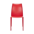 Safavieh Aidan Vinyl  Dining Chair in Black (Set of 2)