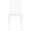 Safavieh Ken Iron and Leather Kd  Dining Chair in Red (set of 2)