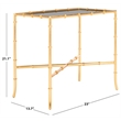 Safavieh Donald Mirror Accent Table in Gold