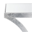 Safavieh Sullivan Iron and Mirror Accent Table in Silver