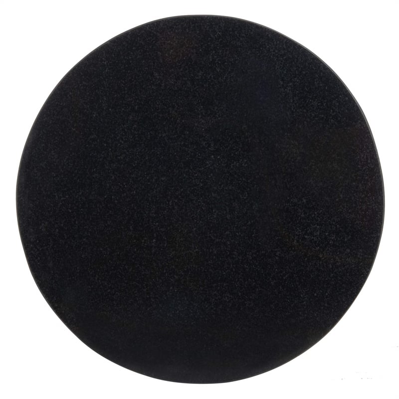 Safavieh Cassidy Iron and Marble Accent Table in Gold and Black