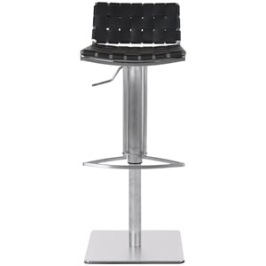 Safavieh Darius 30.7&quot Gas Lift Bar Stool in Black
