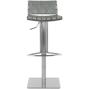 Safavieh Darius 30.7&quot Gas Lift Bar Stool in Gray