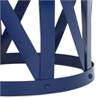 Safavieh Bertram Iron Stool in Navy