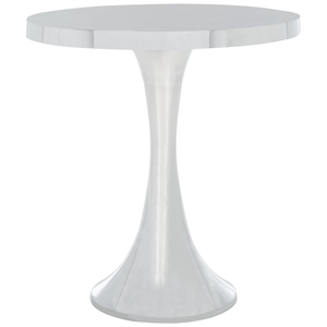 Safavieh Galium Aluminum Side Table in Silver