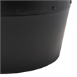Safavieh Cerium Iron Drum Stool in Black