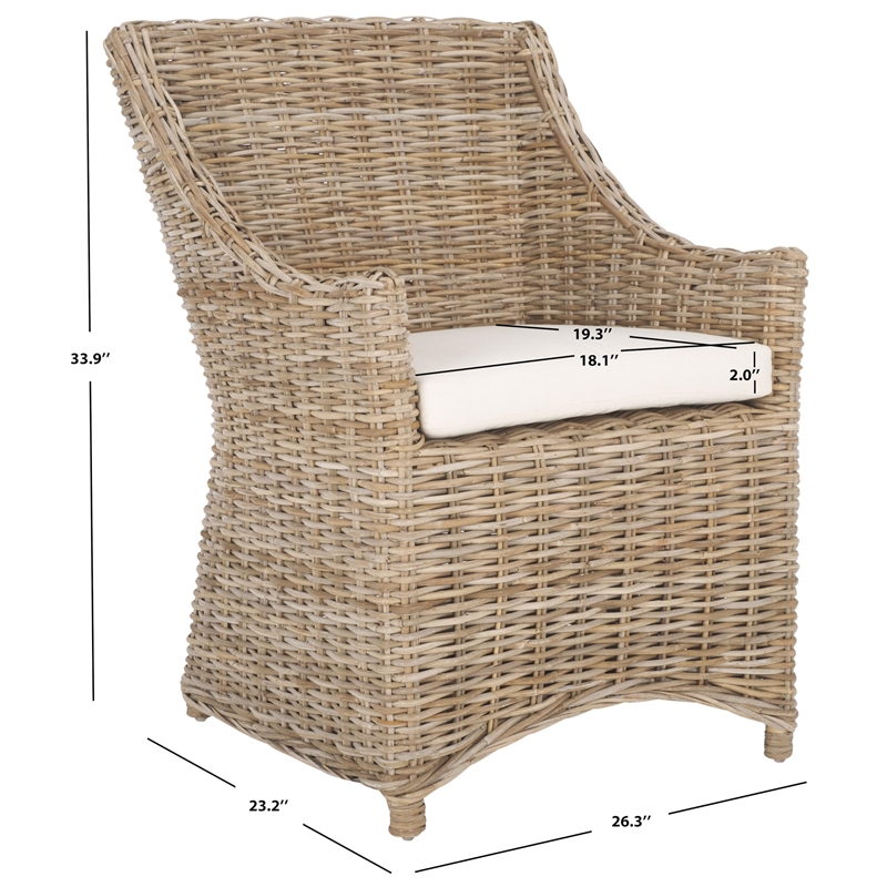 Safavieh Mollie Arm Chair in Tan