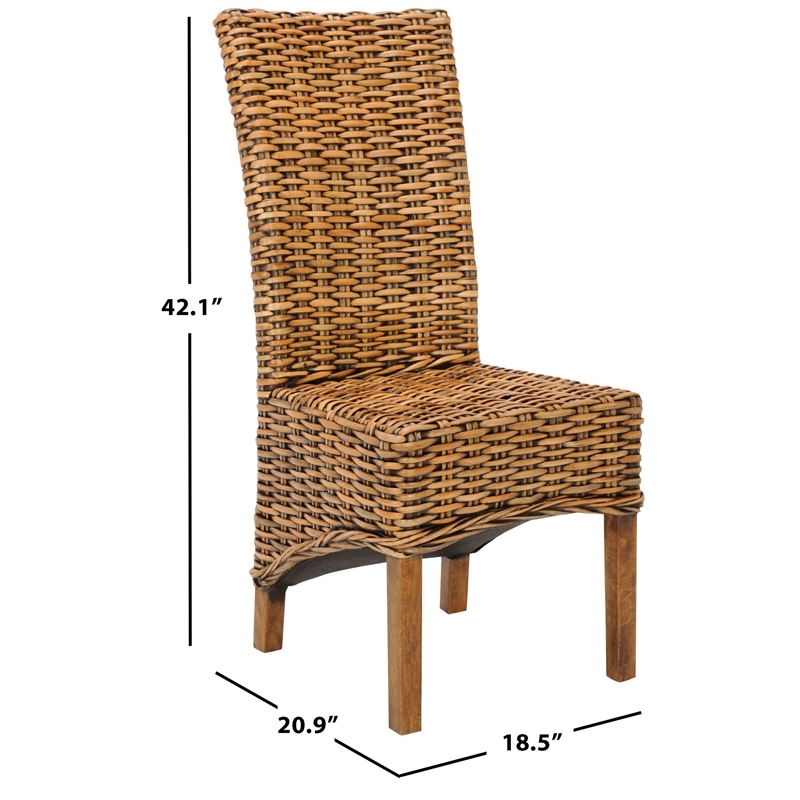 Safavieh Aspen Mango   Dining Chair in Brown (Set Of 2)