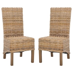 Safavieh Pembrooke Mango   Dining Chair in Natural Unfinished (Set Of 2)