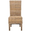 Safavieh Pembrooke Mango   Dining Chair in Natural Unfinished (Set Of 2)