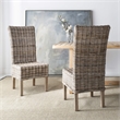Safavieh Quaker Mango   Dining Chair in Natural Unfinished (Set Of 2)