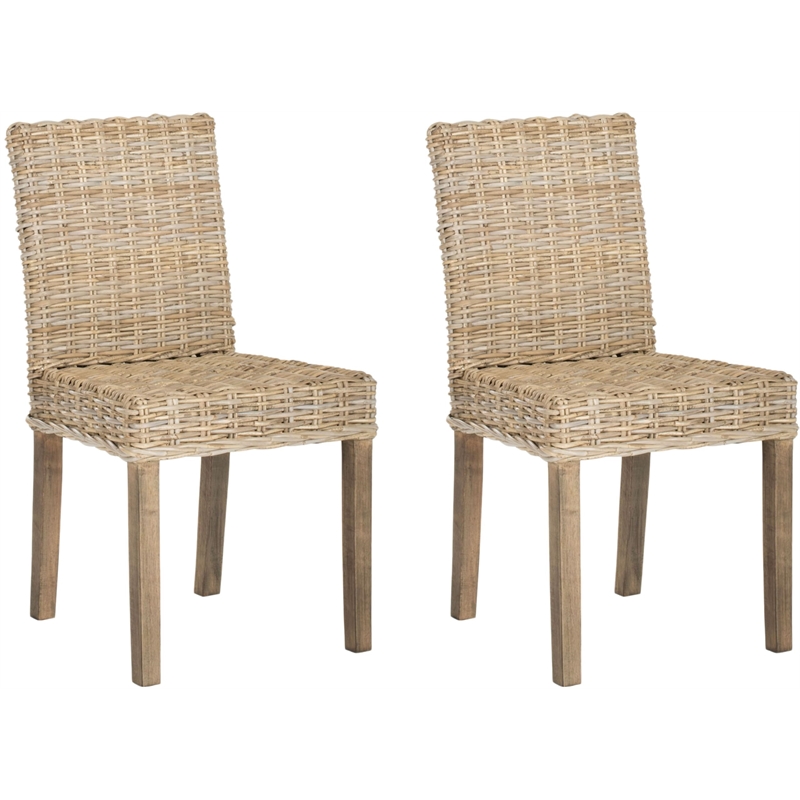 Safavieh Grove Mango   Dining Chair in Natural Unfinished (Set Of 2)