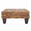 Safavieh Leary Wood Coffee Table in Natural / Brown