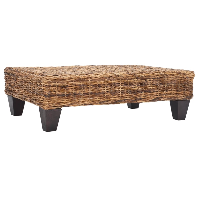 Safavieh Leary Wood Coffee Table in Natural / Brown