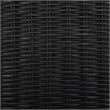 Safavieh Manor Wicker and Wooden Bench in Black