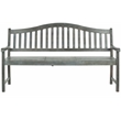 Safavieh Mischa Steel and Acacia Wood Bench in Ash