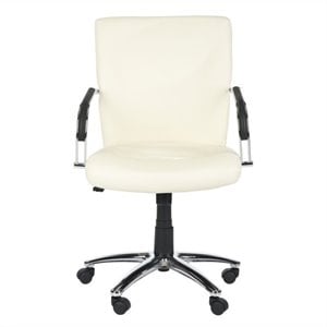 safavieh lysette desk office chair in white