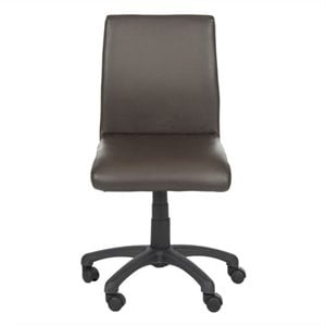 safavieh hal desk office chair in brown