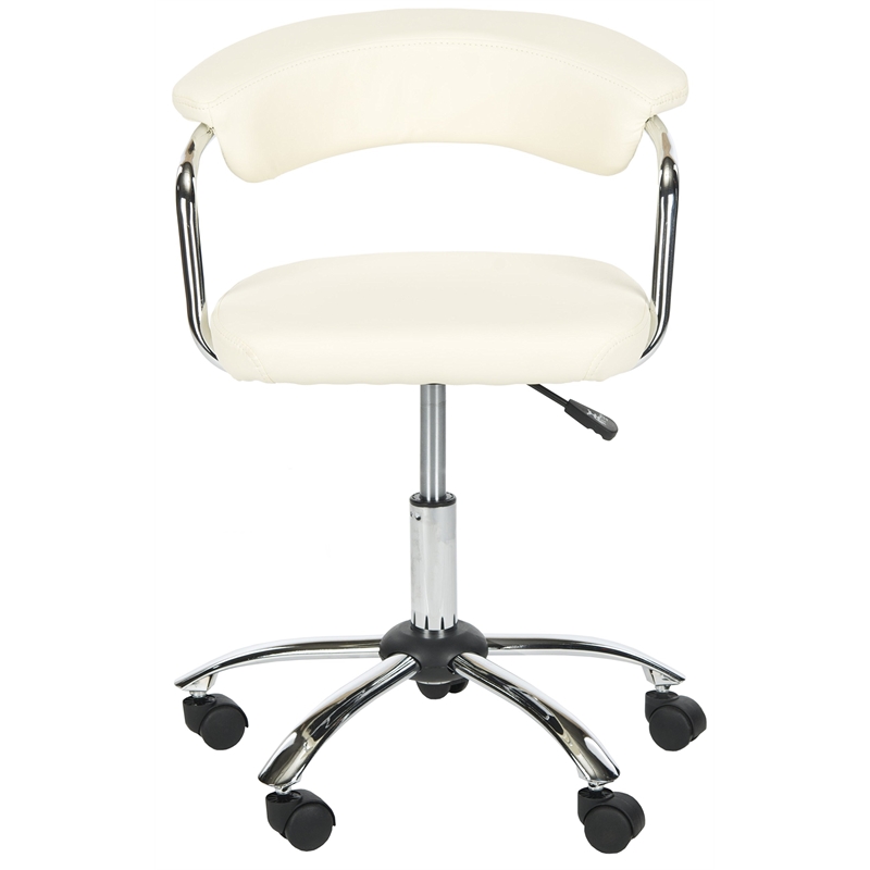 Safavieh Pier Desk Office Chair in Cream
