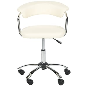 Safavieh Pier Desk Office Chair in Cream