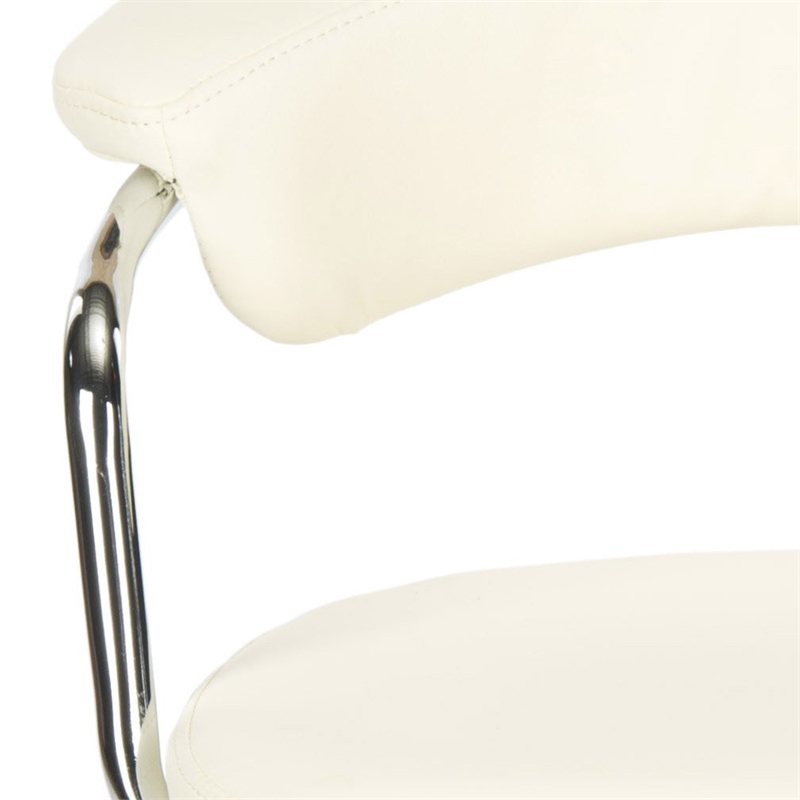 Safavieh Pier Desk Office Chair in Cream