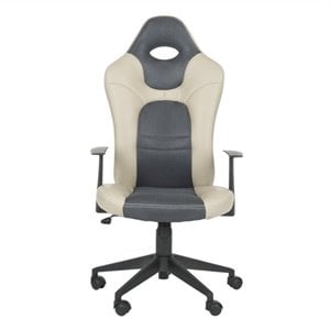 safavieh belinda desk office chair in grey