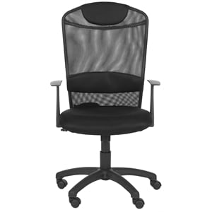 Safavieh Shane Desk Office Chair in Black