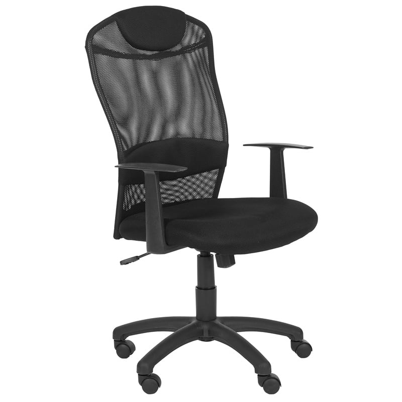 Safavieh Shane Desk Office Chair in Black