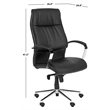 Safavieh Fernando Desk Office Chair in Black