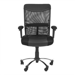 safavieh bernard desk office chair in black
