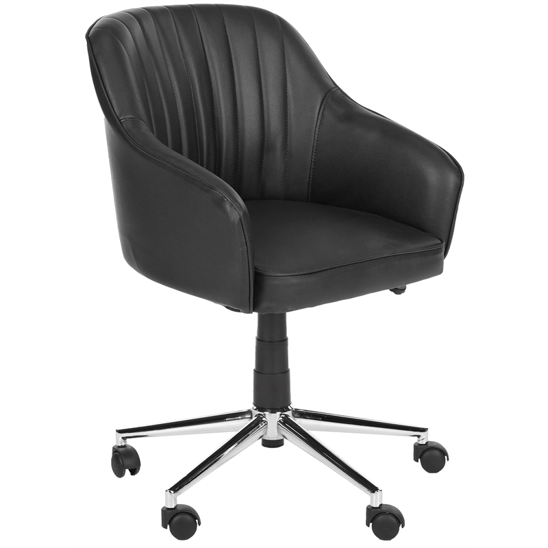 Safavieh Hilda Desk Office Chair in Black