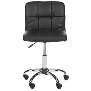 Safavieh Brunner Desk Office Chair in Black