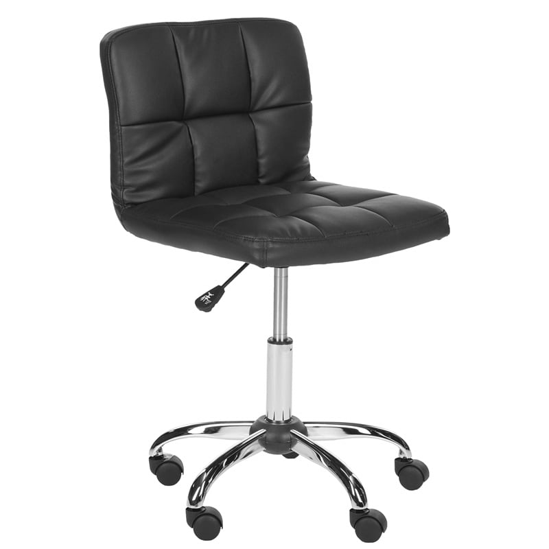 Safavieh Brunner Desk Office Chair in Black