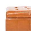 Safavieh Large Manhattan Beech Wood Storage Bench in Saddle