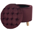Safavieh Amelia Cotton Tufted Storage Ottoman in Fern