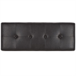 Safavieh Large Maiden Tufted Leather Storage Bench in Brown