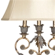 Safavieh Table Lamp in Gold with Beige Shade (Set of 2)